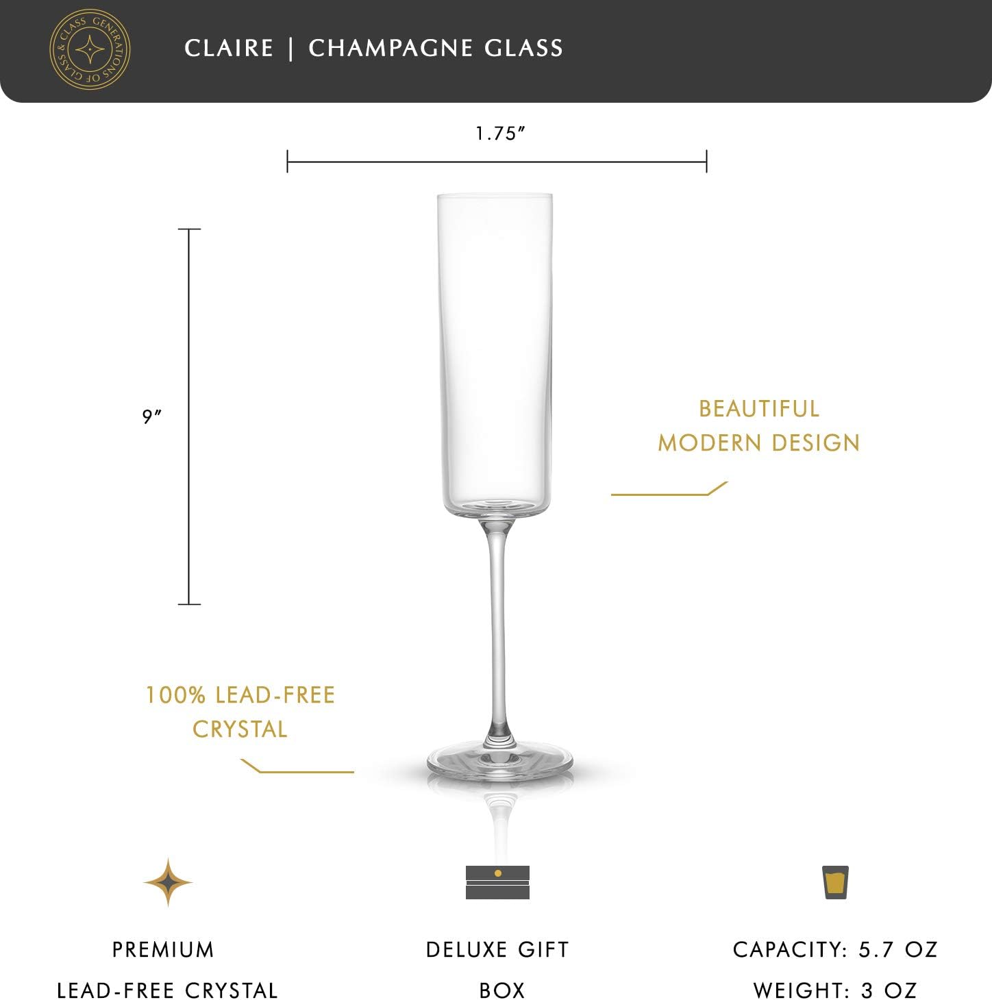 JoyJolt Claire 14oz Red Wine Glass Set. Large Wine Glasses Set of 2 Crystal Wine Glasses. Elegant Wide Rim Stemware - Modern Wine Glasses with Stem. Stemmed Wine Glasses for Unique Wine Glasses Gifts - Image 2